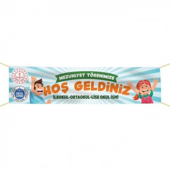 Mezuniyet Pankartı-6- 75x300 cm ürün görseli 1