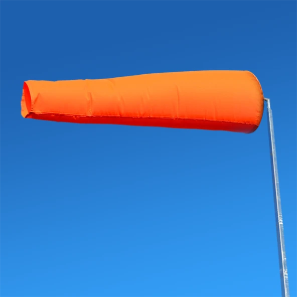 Rüzgar Çorabı-Windsock-Tulumu / Turuncu  Çap 25 cm Uzunluk 20x40x200 ürün görseli 1