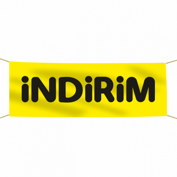 İndirim Afiş-Pankart 75X300  Cm ürün görseli 1