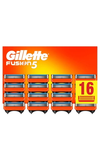 Gillette Fusion Yedek Tıraş Bıçağı 16'lı ürün görseli 1