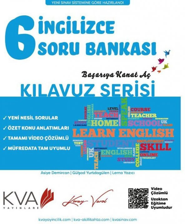 6. Sınıf İngilizce Kılavuz Serisi Soru Bankası KVA Yayınları ürün görseli 1
