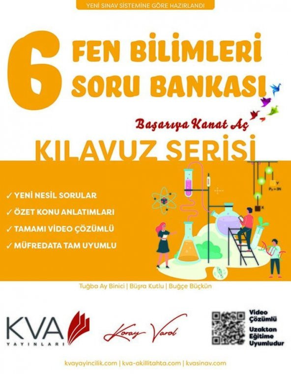 6. Sınıf Fen Bilimleri Kılavuz Serisi Soru Bankası KVA Yayınları ürün görseli 1