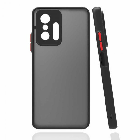 Xiaomi Mi 11T Pro 5G Kılıf Kamera Korumalı Arkası Sert Mat Kılıf ürün görseli 1
