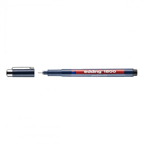 Edding Teknik Çizim Kalemi 0.1mm Siyah Alman Markası Edding 1800 Teknik Çizim Kalemleri ürün görseli 1