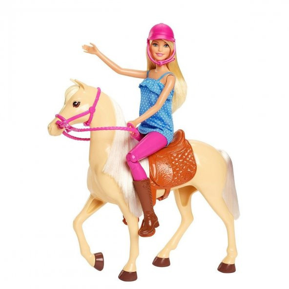 FXH13 Barbie ve Güzel Atı Oyun Seti - Resim 3