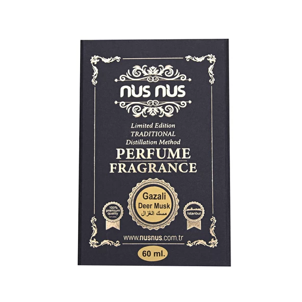 Nusnus Gazali Deer Misk 60+3 ml Karton Kutu ürün görseli 1
