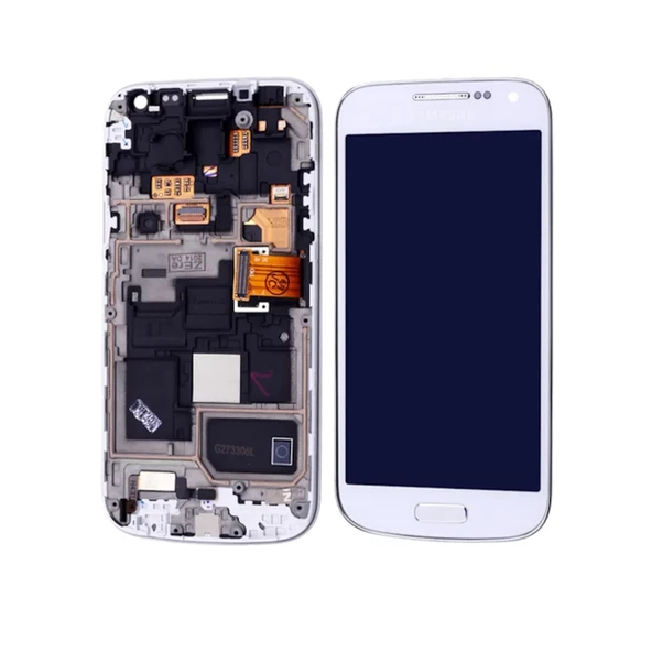 Samsung Galaxy S4 Mini I9190 LCD Ekran Dokunmatik Çıtalı Komple Beyaz ürün görseli 1