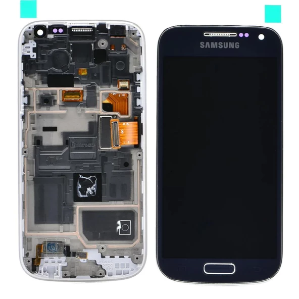 Samsung Galaxy S4 Mini I9190 LCD Ekran Dokunmatik Çıtalı Komple Siyah ürün görseli 1