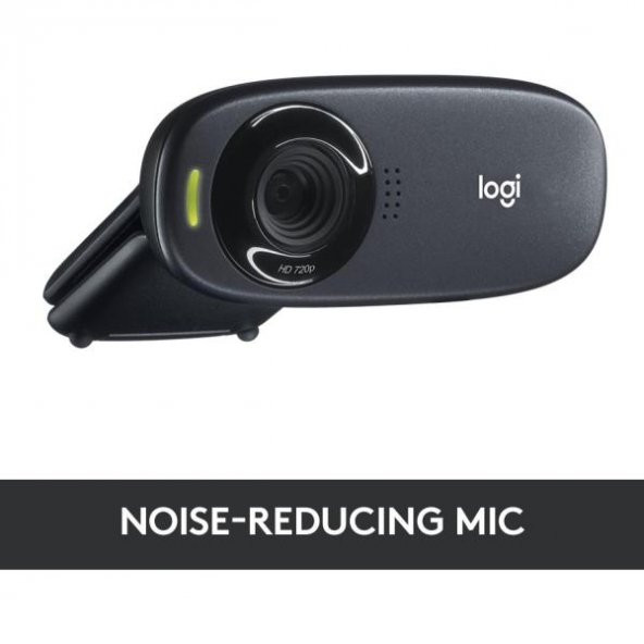 LOGITECH C310 HD WEBCAM SİYAH 960-001065 - Resim 3