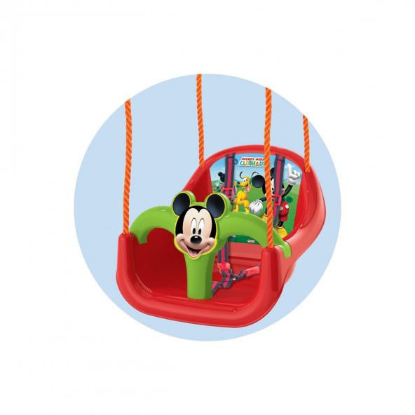Orjinal Disney Mickey Mouse Önü Çıkarılabilir Emniyet Kemerli Salıncak ürün görseli 1