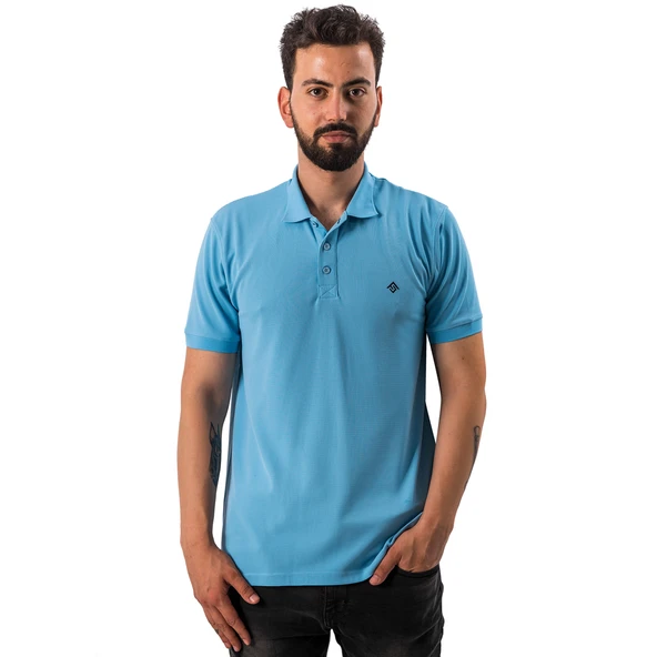 FreeCamp Breeze Erkek Polo T-Shirt-MAVİ ürün görseli 1