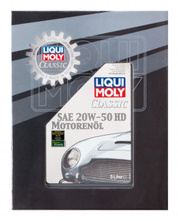Liqui Moly Classic Motor Yağı SAE 20W-50 HD  5 Litre ürün görseli 1