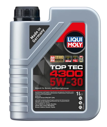 Liqui Moly Top Tec 4300 5W-30 Motor Yağı 1 Litre 2323 ürün görseli 1