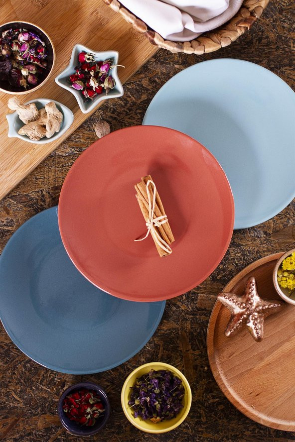 Milet 3lü Pasta Tabağı 19 cm. ürün görseli 1