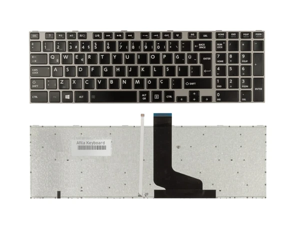 Toshiba Satellite L870 L870D Klavye Siyah TR /ışıklı ürün görseli 1