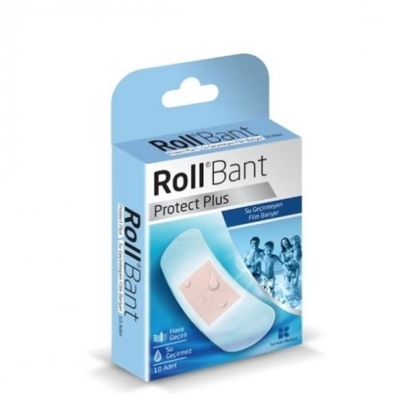 Roll Bant Protect Plus Su Geçirmeyen 10'lu Yara Bandı ürün görseli 1