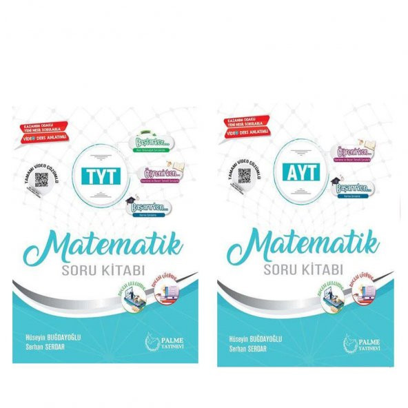 Palme Yayınları TYT AYT Matematik Soru Bankası Seti 2 Kitap ürün görseli 1