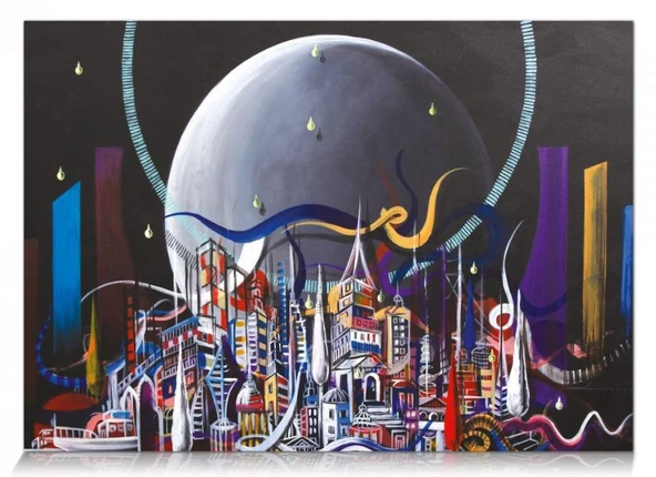 Star Puzzle 1000 Parça Ay Şehri Puzzle ürün görseli 1