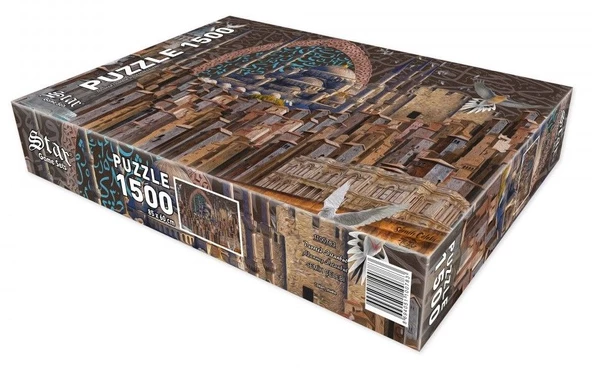 Star Puzzle 1500 Parça Adanmış İstanbul Puzzle - Resim 3