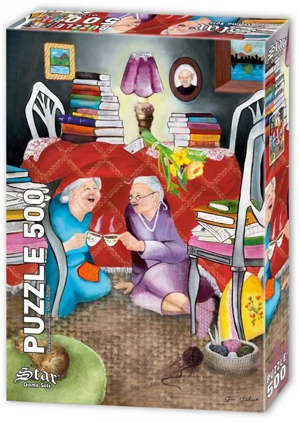 Star Puzzle 500 Parça Altın Kızlar Puzzle - Resim 2