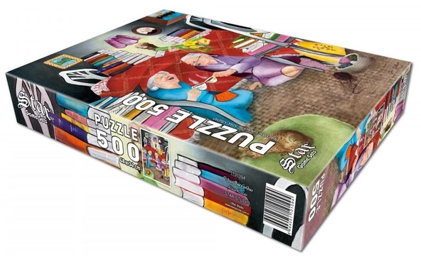 Star Puzzle 500 Parça Altın Kızlar Puzzle - Resim 3