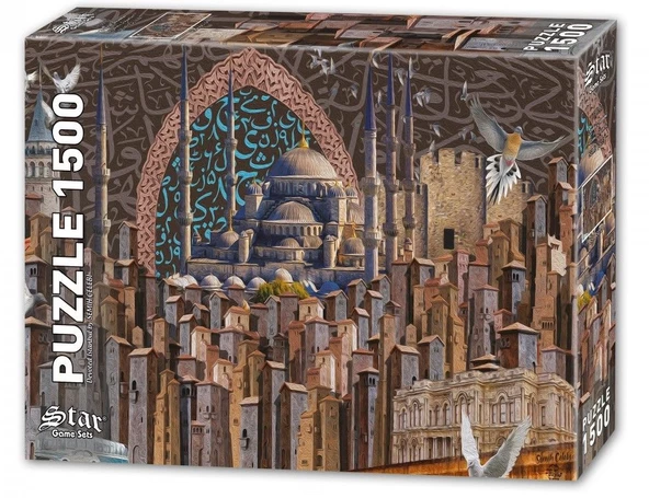 Star Puzzle 1500 Parça Adanmış İstanbul Puzzle - Resim 2