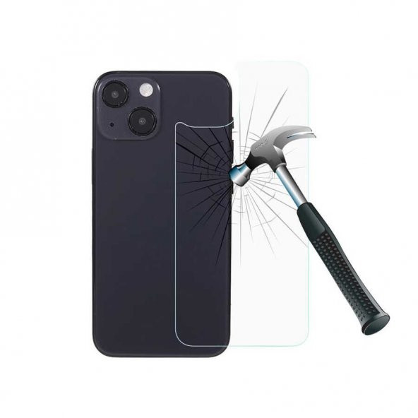 iPhone 13 Mini Maxi Glass Arka Temperli Cam Koruyucu - Resim 3