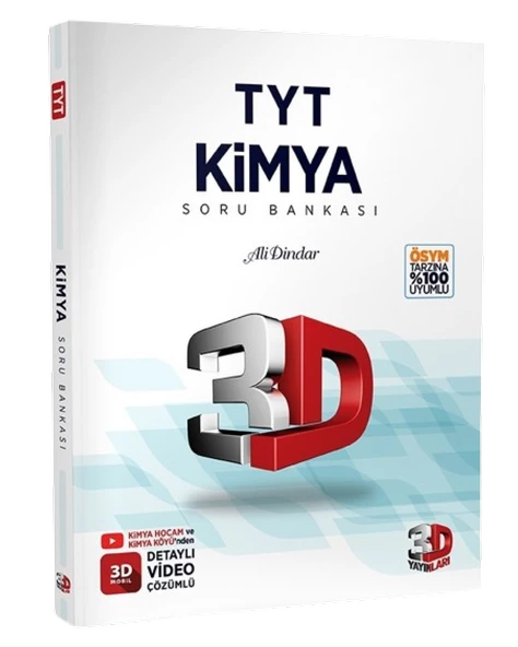 3D Yayınları TYT Kimya Soru Bankası Tamamı Video Çözümlü ürün görseli 1