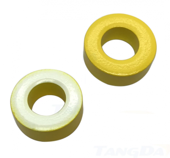 Ferrit Toroid Ring - Demir Nüve Bobin - 27x15x11mm - Sarı Beyaz ürün görseli 1