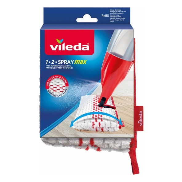 Vileda 1-2 Spray Max Yedek Başlık MopVileda 1-2 Spray Max Yedek Başlık Mop ürün görseli 1