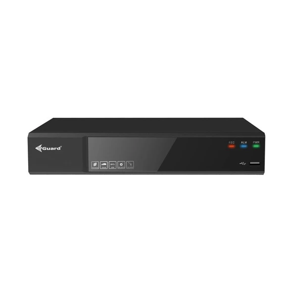 VGuard VG-8C1E-NVR 8 Kanal 5MP H.265+ 1 HDD 10 TB NVR Kayıt Cihazı ürün görseli 1