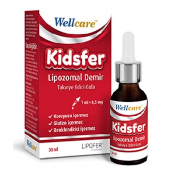 Wellcare Kidsfer Lipozomal Demir 30 ml ürün görseli 1