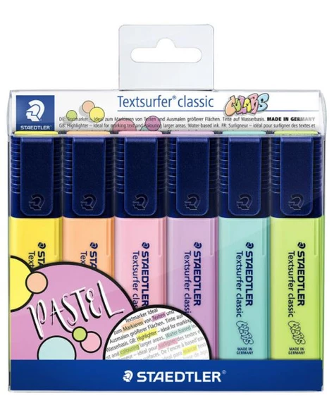 Staedtler Fosforlu Kalem 6lı ürün görseli 1