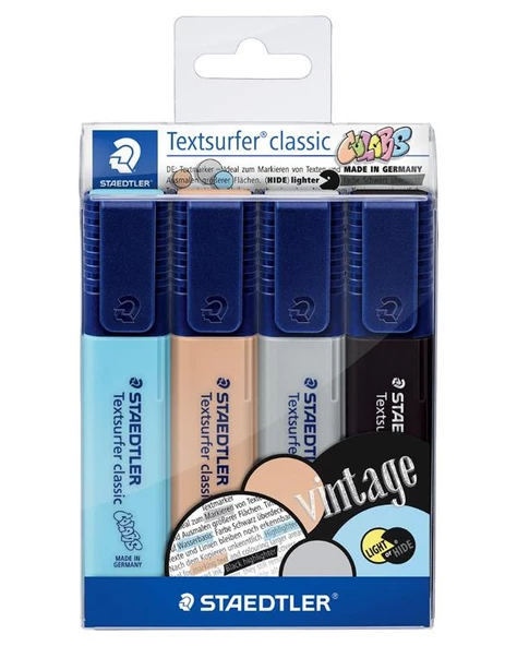 Staedtler Nostaljik Fosforlu Kalem 4lü ürün görseli 1