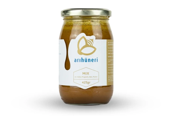 ARI HÜNERİ MİX (ARI SÜTÜ-BAL- POLEN- PROPOLİS (425 GR) ürün görseli 1