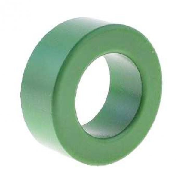 Ferrit Toroid Ring - Demir Nüve Bobin - 18x10x10mm - Yeşil ürün görseli 1