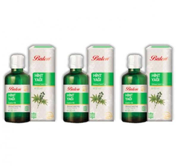Balen Hint Yağı 3 x 50 ML ürün görseli 1