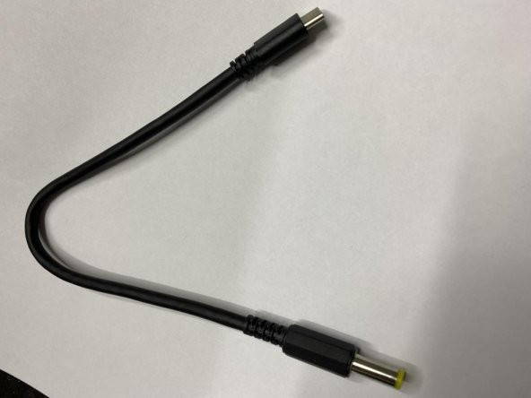 Usb Type c - Dc Jack Kablo 5.5 mm 25 cm ürün görseli 1