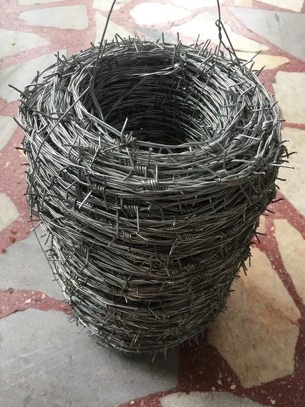 DİKENLİ TEL 250 MT.LİK 1,30*1,30 MM-GALVANİZLİ ürün görseli 1