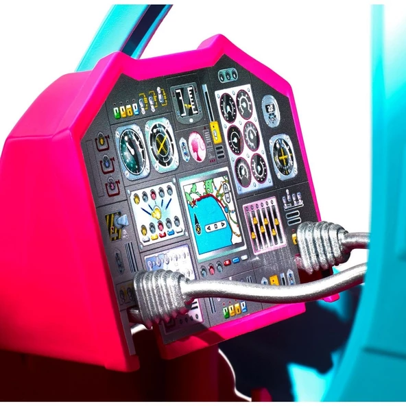 Orjinal Barbie'nin Pembe Helikopteri Oyun Seti - Resim 6