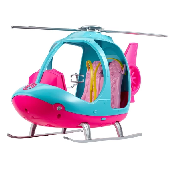 Orjinal Barbie'nin Pembe Helikopteri Oyun Seti - Resim 2