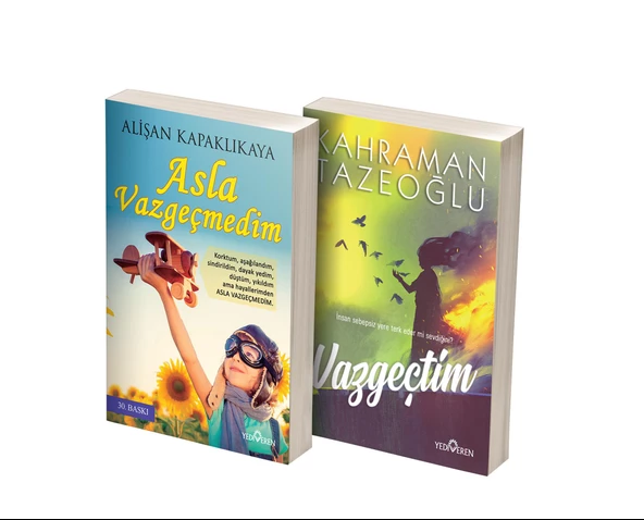 Asla Vazgeçmedim - Vazgeçtim 2 Kitap Set ürün görseli 1