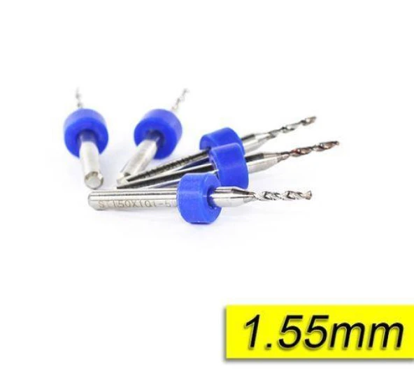 PCB Mikro Karbür CNC Matkap Ucu 10lu Set 1,55mm Tungsten 18 Shank ürün görseli 1