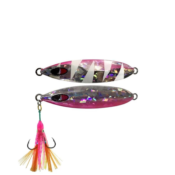 Noeby 1005n 100mm 120g Nj003 Pink Glow Slow Jig ürün görseli 1