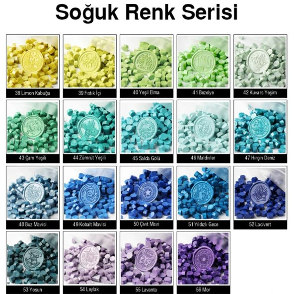 Mühür Mumu 100 Davetiye İçin 300 Boncuk Model: 54 Leylak ürün görseli 1
