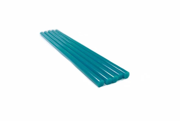 Mühür Mumu Çubuk Sıcak Tutkal 7mm x 10cm 12 li Turkuvaz Renk ürün görseli 1