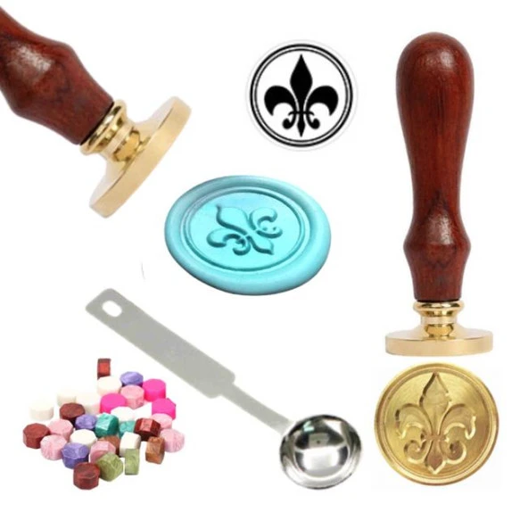 Mektup Damga Mühürü Royal Seal + 30 Mühür Mumu + Eritme Kaşığı ürün görseli 1