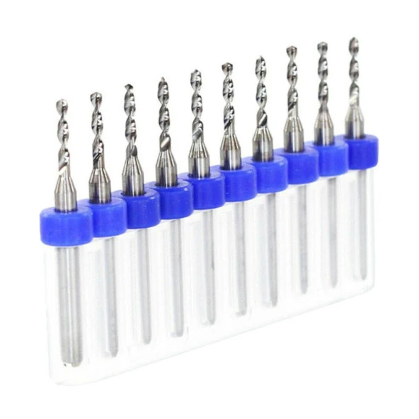 Mikro Karbür PCB Matkap Ucu Metal CNC Sondaj 10lu Set 1.35mm ürün görseli 1