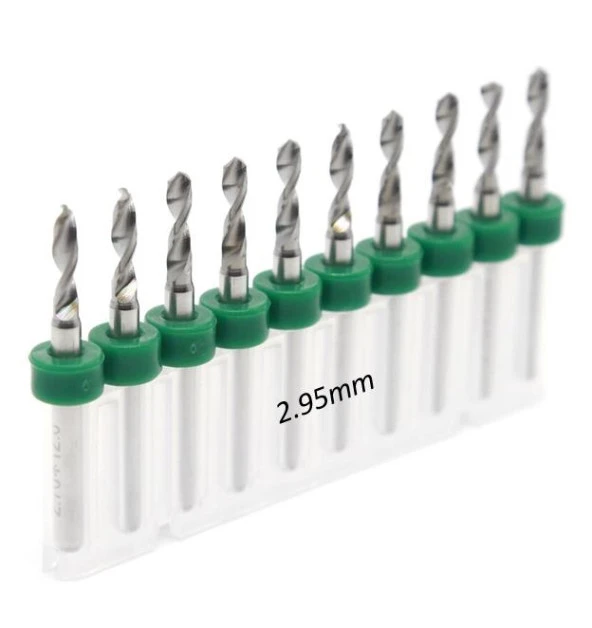Mikro Karbür PCB Matkap Ucu Metal CNC Sondaj 10lu Set 2.95mm ürün görseli 1