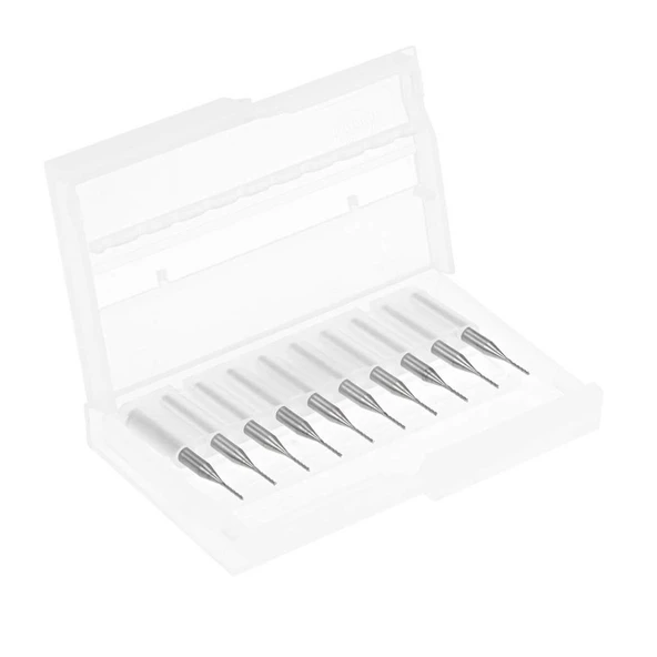 Tungsten Karbür PCB Kesme CNC Freze Ahşap İşleme 0.4mm 10 Adet ürün görseli 1